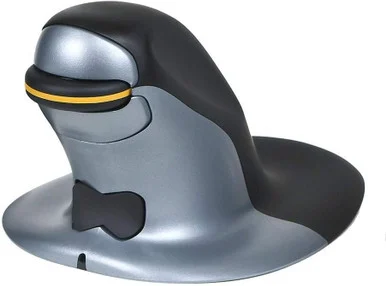 Posturite 100016307 Penguin Bluetooth/Wireless Vertical Mouse - Medium