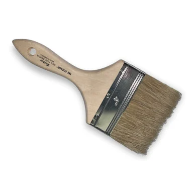 Redtree 10004 4" Double Thick Disposable Paint Brush White Bristle - Redtree Industries