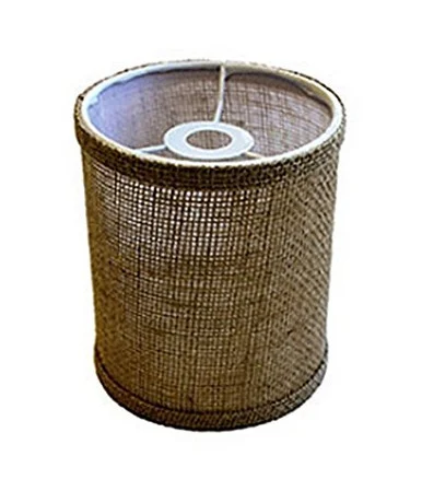 LaSalle Bristol 10009035RT Barrel Lamp Shade Burlap 410110009035RT