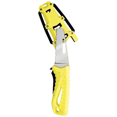 Wichard Marine 10192 Wichard Offshore Rescue Knife Fixed Blade - Fluorescent