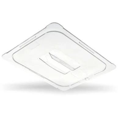 San Jamar 10210U07 Storplus Polycarbonate Handled Universal Lid, 12.88 X 20.75 X 0.88, Clear, Plastic