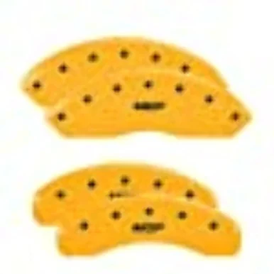 MGP Caliper 10248SMGPYL Caliper Covers - Yellow Powder Coat