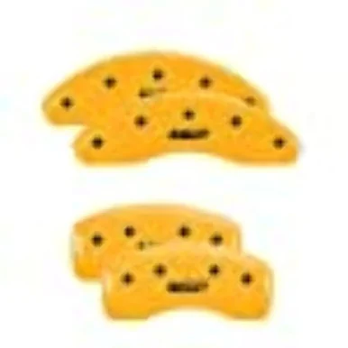 MGP Caliper 10250SMGPYL Caliper Covers - Yellow Powder Coat