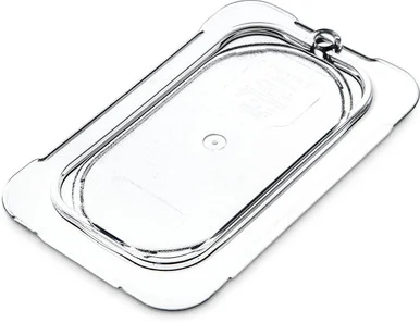 San Jamar 10336U07 Storplus Polycarbonate Flat Universal Lid, 4.31 X 6.88 X 0.44, Clear, Plastic