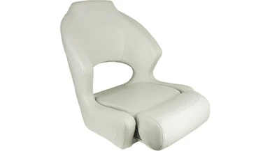Springfield Marine 1043259 Deluxe Sport Flip-Up Seat White