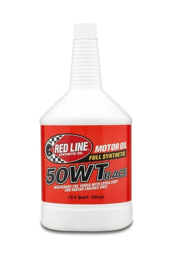 Red Line Synthetic Oil 10504 15W-50 Synthetic Racing Motor Oil 1 Quart