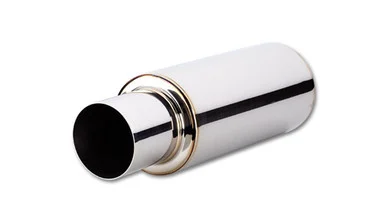 Vibrant Performance 1057 TPV Stainless Muffler with 4 In. Straight-Cut Tip