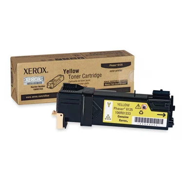Xerox 106r01333 Yellow Toner Cartridge Phaser 6125