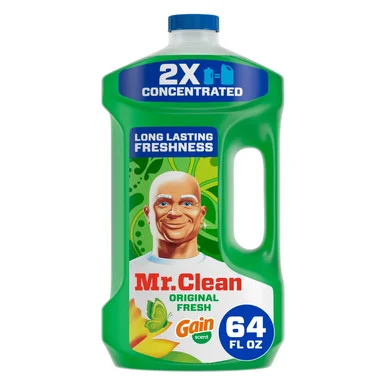 Procter & Gamble 10724 Multipurpose Cleaning Solution, Gain Original Fresh Scent, 64 Oz Bottle