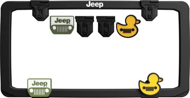 Cruiser 11055 License Plate Frame - Black Jeep