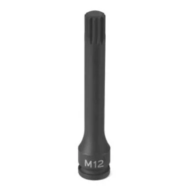 Grey Pneumatic Corp. 11104S 3/8" Drive X M10 Triple Square Driver 4" Length
