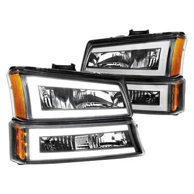 Anzo USA 111501 Crystal Headlights for Chevy Silverado