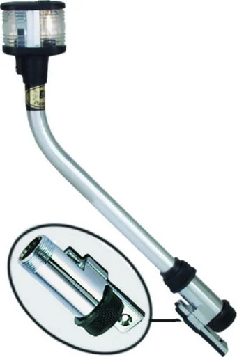 Perko 1124DP2CHR Combination Masthead & White All-round Light - 12v