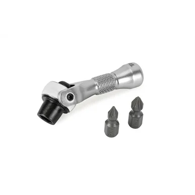 Titan 11331 1/4 In. Drive Nano Ratcheting Swivel Bit Driver