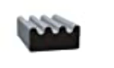 Clean Seal 113H250 .375 X .188 'ribbed' Epdm W/h2 Blk