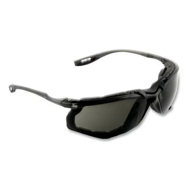 3m 1187300000 Virtua Ccs Protective Eyewear With Foam Gasket, Black/gray Plastic Frame, Gray Polycarbonate Lens