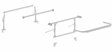 Kargo Master 12004W Rack Leg & Crossbar Kit - holman