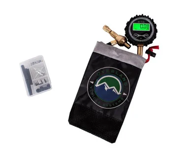 Overland Vehicle Systems 12020001 Digital Tire Deflator with Valve Kit