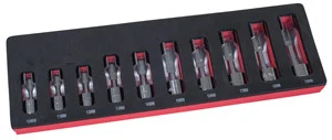 Lisle 12030 10 Piece 3/8" Drive Metric Flare Nut Socket Set 12030_45