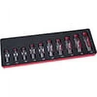 Lisle 12030 Flare Nut Socket Set 10 Pc.