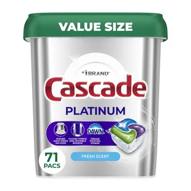 Procter & Gamble 12052 Actionpacs, Fresh Scent, 38.6 Oz Tub, 74/pack