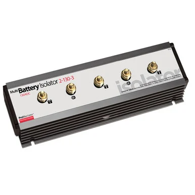 Promariner 12133 Battery Isolator - 130 Amp - 2 Alternator - 3 Battery