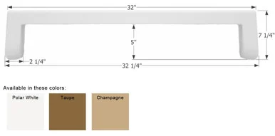 ICON 12136 Step Trim for Forest River Taupe