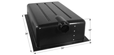 Icon 12376 Holding Tank Center End Drain