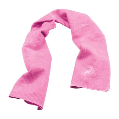 Ergodyne 12442 Chill-its 6602 Evaporative Pva Cooling Towel, 29.5 X 13, One Size Fits Most, Pva, Pink