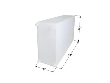 Icon 12719 Fresh Water Tank 20 Gallon 33 X 18 X 9"