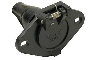 Pollak 12720EP 6-way Socket & Boot Nylon