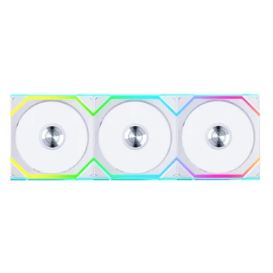 Lian Li 12SL1W3W Wireless 120mm ARGB Case Fans Triple Pack White