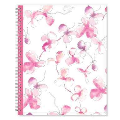 Blue Sky 137268 Breast Cancer Awareness Create-your-own Cover Weekly/monthly Planner, Orchids Artwork, 11 X 8.5, 12-month (jan To Dec): 2026