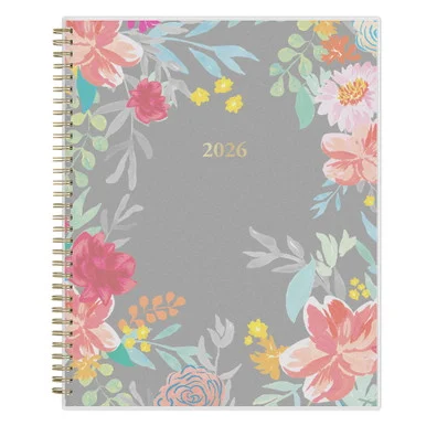 Blue Sky 140087 Sophie Frosted Weekly/monthly Planner, Floral Artwork, 11 X 8.5, Multicolor Cover, 12-month (jan To Dec): 2026