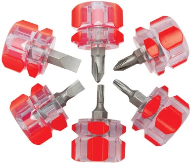 Wilmar 1420 Corp. / Performance Tool 6-piece Mini Stubby Screwdriver Set