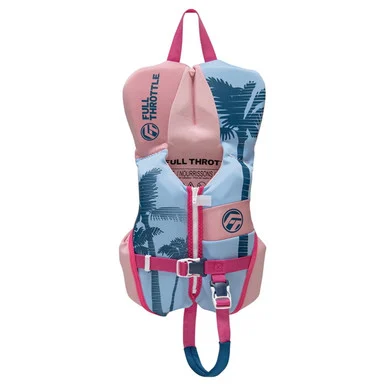 Absolute Outdoor 142200-105-000-25 Full Throttle Infant Rapid-dry Flex-back Life Jacket - Pink