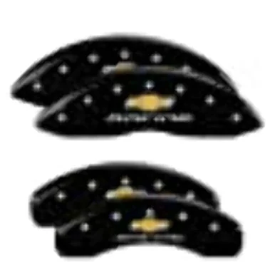 MGP Caliper 14253SBRCBK Caliper Covers - Black Powder Coat
