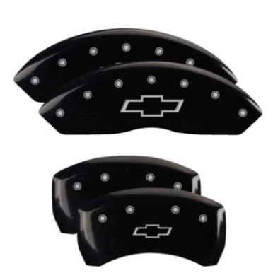 MGP Caliper 14255SBOWBK Caliper Covers - Black Powder Coat