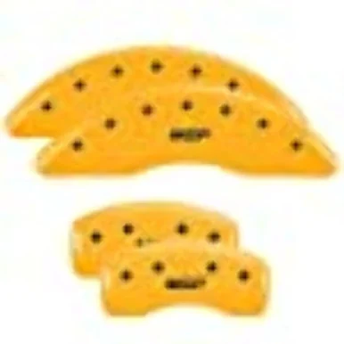MGP Caliper 14258SMGPYL Caliper Covers - Yellow Powder Coat