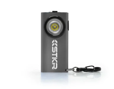 Striker 14265 Ultra-Bright Keychain Flashlight 400 Lumens Gray