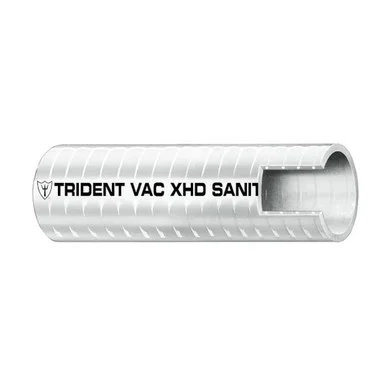 Trident Marine 148-1006 1" X 50' Box Vac Xhd Sanitation Hose - Hard Pvc Helix - White