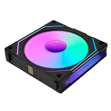Lian Li 14RSLIN1B 140mm Reverse Blade PWM ARGB Case Fan Black