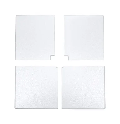 Icon 15036 Slide Out Corner Cap Set Polar White For Gulf Stream