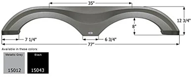 ICON 15043 Fender Skirt