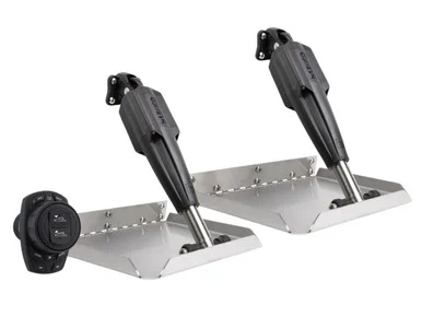 Lenco 15183-106 12inx12in Standard Mount Trim Tab Kit 12v With Pro Control Assist