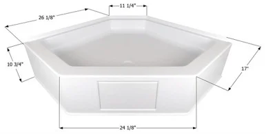 ICON 15233 Shower Pan Kit