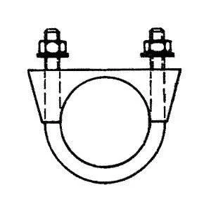 Cummins 1551256 Onan Exhaust Clamp