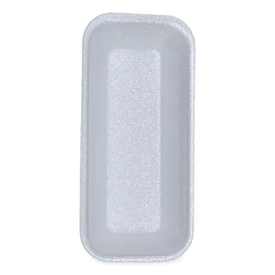 General Supply 15WH Meat Trays, #1.5, 8.38 X 3.94 X 1.1, White, 1,000/carton