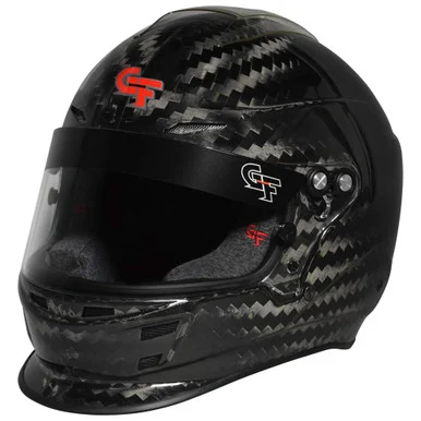 G-Force Racing Gear 16006XLGBK Supernova Carbon Helmet XL - Black SA2020/FIA