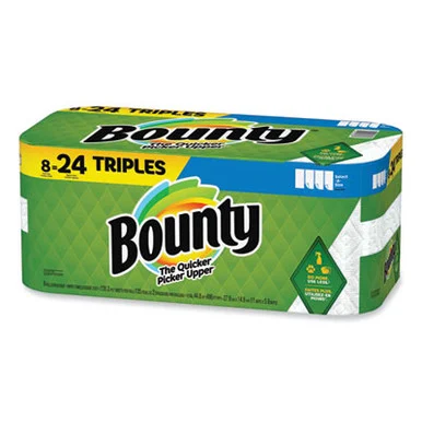 Procter & Gamble 16014 Select-a-size Kitchen Roll Paper Towels, 2-ply, White, 6 X 11, 135 Sheets/roll, 8 Triple Rolls/carton